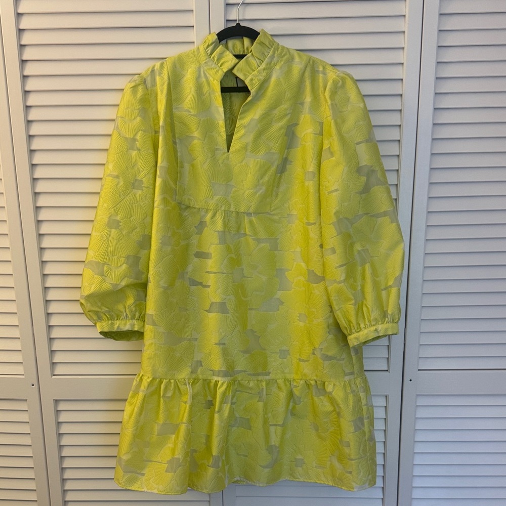 Tuckernuck Palmerston Yellow Floral Dress XXXL